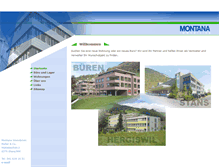 Tablet Screenshot of montana-immobilien.ch
